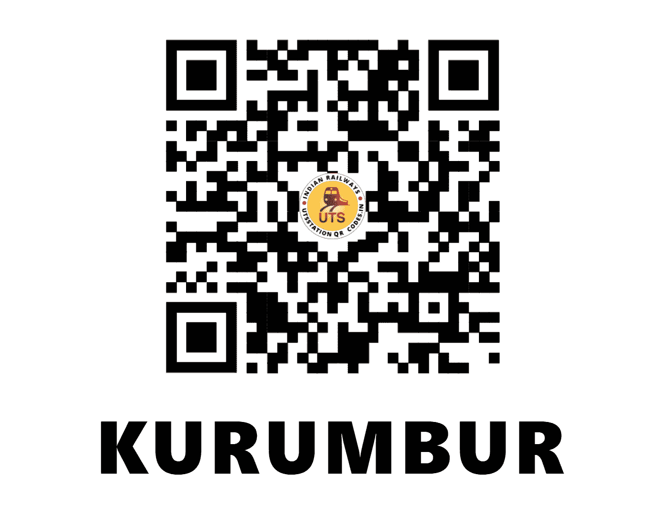 UTS QR Code for KURUMBUR - KZB (SR - TAMIL NADU)